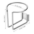 thumbnail image 2 of WRISTBIQUE 2Pcs Iron Boat Ring Cup Drink Holder Simple Design for Boat and Yacht Use, 2 of 8
