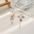 thumbnail image 2 of WILLBEST Aretes Para Perforaciones Oreja Asimétrico Floral Animal Luna Estrella Conejo Colgante Pendientes Mujer Joyería De Fiesta, 2 of 3