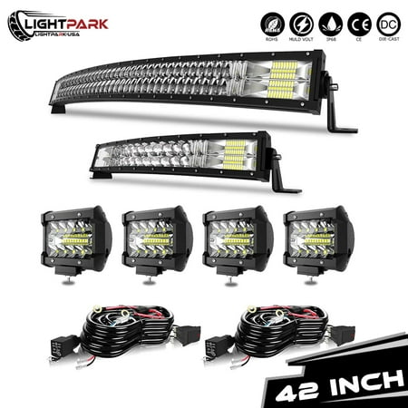 

Terrain Vision 42 / 22 LED Light Bar +4 60W Fog Pods Off Road for Polaris RZR XP1K RZR 1000 RZR900