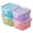 Light Blue & Light Green & Pink & Purple, variant on KOYPTL 4Pcs Mini Food Storage Containers 2.36",Leakproof Lid,Sealed Condiment Sauce Box,Thickened Airtight Food Dispenser Box,Dishwasher Freezer & Microwave Safe Portable Travel Kitchen Organization