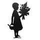 thumbnail image 3 of Niña, Silueta De Jardín, Estaca, Escultura De Metal Para Patio, Césped, Decoración De Patio Minnieouse HA045096-03, 3 of 6