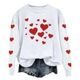 thumbnail image 6 of Vetsdori Womens Valentine Sweatshirts Pullover Tops Valentine's Days Gifts for Girlfriend Spring Sweatshirts for Women Crew Neck, 6 of 8
