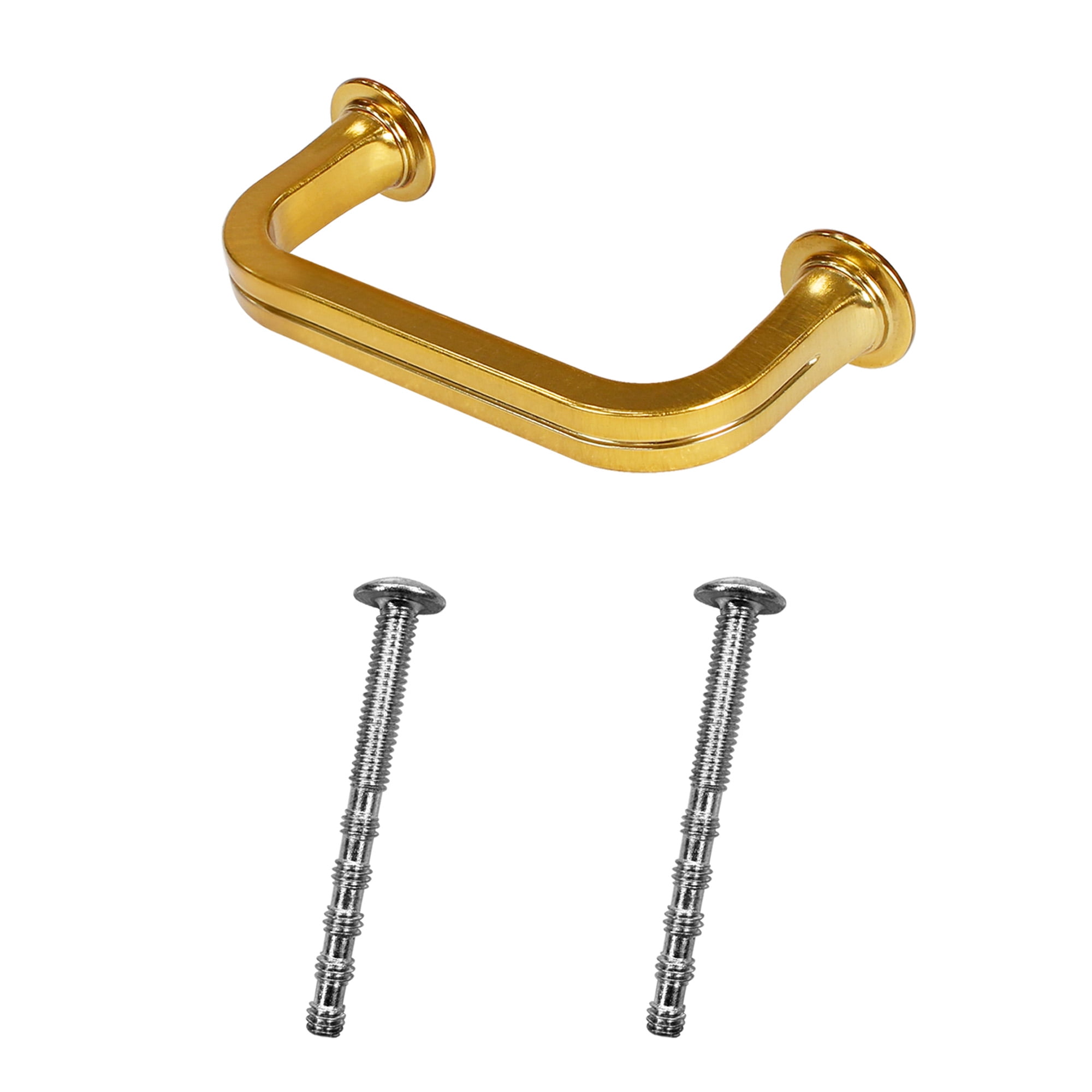 Lumi Home Furnishings Drawer Pull Classic 3" Brass 8-Pack