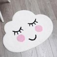 thumbnail image 2 of Alfombra Blanca Hermosa Irregular CHAO Nube Dormida Lavable 40*60cm, 2 of 4