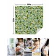 thumbnail image 4 of St. Patrick's Day Cloth Napkins Set of 8 Reusable Dinner Napkins, Watercolor Lucky Shamrocks Vintage Leaves Cocktail Napkin Washable Table Napkins for Wedding/Holiday Party/Baby Shower 20"x20", 4 of 7