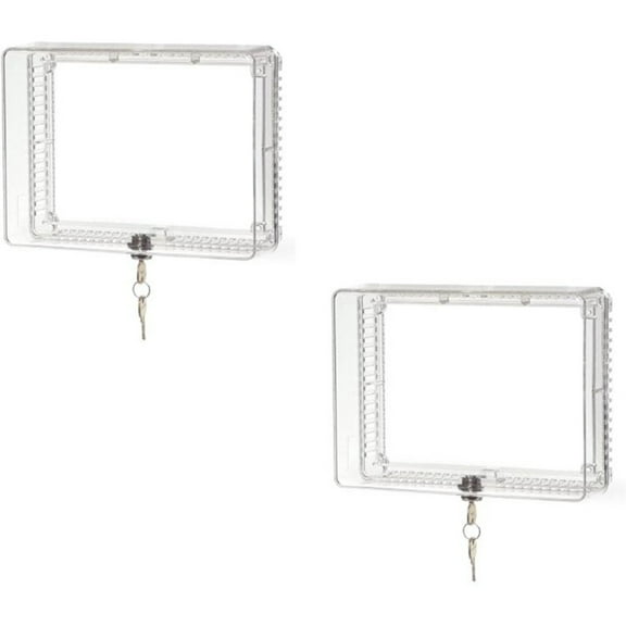 Honeywell CG512A Large Thermostat Guard with Inner Shelf to Prevent Tampering 2