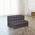 thumbnail image 4 of Antique Foldable Mattress, Old Motif, 74.8" x 35.4", Black Blue Coral, by Ambesonne, 4 of 6