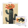 thumbnail image 4 of 500 PCS Modern Art Cactus Flower Puzzles For Adults 500 Pieces,Vibrant Design,Enjoy The Puzzle Solving Process,Classic Cactus Plant Wooden Puzzles,Exploring The Charm Of Plants.For Cactus Lovers, 4 of 6