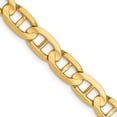 thumbnail image 3 of FJC Finejewelers 14 kt Yellow Gold Concave Anchor Chain Bracelet 9 Inches x 5.25 mm, 3 of 6