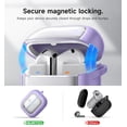 thumbnail image 4 of Suritch Case for Samsung Galaxy Buds3 / Buds3 Pro / Buds3 FE with Carabiner, Cleaning Kit and Removal Tool, Purple, 4 of 6