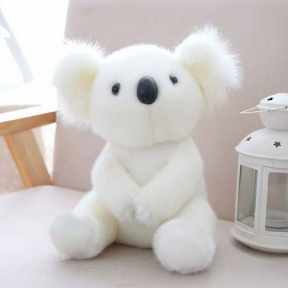 Plush toy cute palm koala doll koala doll (white about 21cm) L Plush Doll Cute Soft Simulation Koala Bear Plush Toy Stuffed Koala for Kids Children Gift New