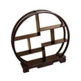thumbnail image 3 of GROWTH TANK Wooden Dessert Display Shelf Cabinets Rack for Pastry Carving Crafts Desktop brown, 3 of 9