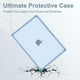 thumbnail image 4 of Funda para MacBook Air de 13 pulgadas, MOSISO, 2025, TPU Bumper, azul, 4 of 9