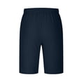 thumbnail image 4 of JIUKE Mens Shorts Summer Beach Vacation Fashion Drawstring Baggy Lightweight Solid Color Shorts, 4 of 5