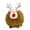 Coffee, variant on Zmeidao Christmas Felt Elk Hanging Ornaments, Christmas Tree Decorations Cute Deer Craft Ornament Hanging Decorations for Xmas Party Indoor/Outdoor