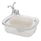 thumbnail image 5 of Ofertas Únicas 1 Pc Soporte de Jabón Impermeable Patrón de Conejo Soporte de Jabón para Baño 5.51"x4.13"x1.65" Claro, 5 of 6
