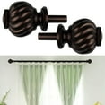 thumbnail image 4 of serony 2 Pcs Embouts de Tringle à Rideaux 3/4 Pouce Remplacement pour Chambre Salon Brun Foncé, 4 of 8