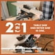 thumbnail image 2 of Ingletadora convertible/sierra de mesa Evolution R8MTS 8-1/4», 2 of 9