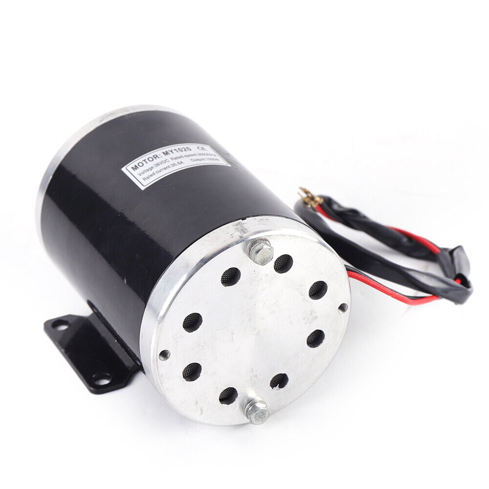 1000W 36V DC Brushed Electric Motor – MY1020 Type with 25H-11T Chain Drive for Mini Bike, Go-Kart, Quad, and DIY Projects