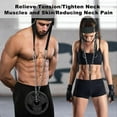 thumbnail image 5 of YUEYAN Fitness Neck Head Harness Neck Training Weight Lifting Strength Trainer, 5 of 6