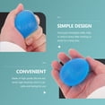 thumbnail image 2 of OATIPHO 2pcs Silicone Finger Exercise Grip Balls for Hand Strength Therapy and Stress Relief Assorted Color, 2 of 8