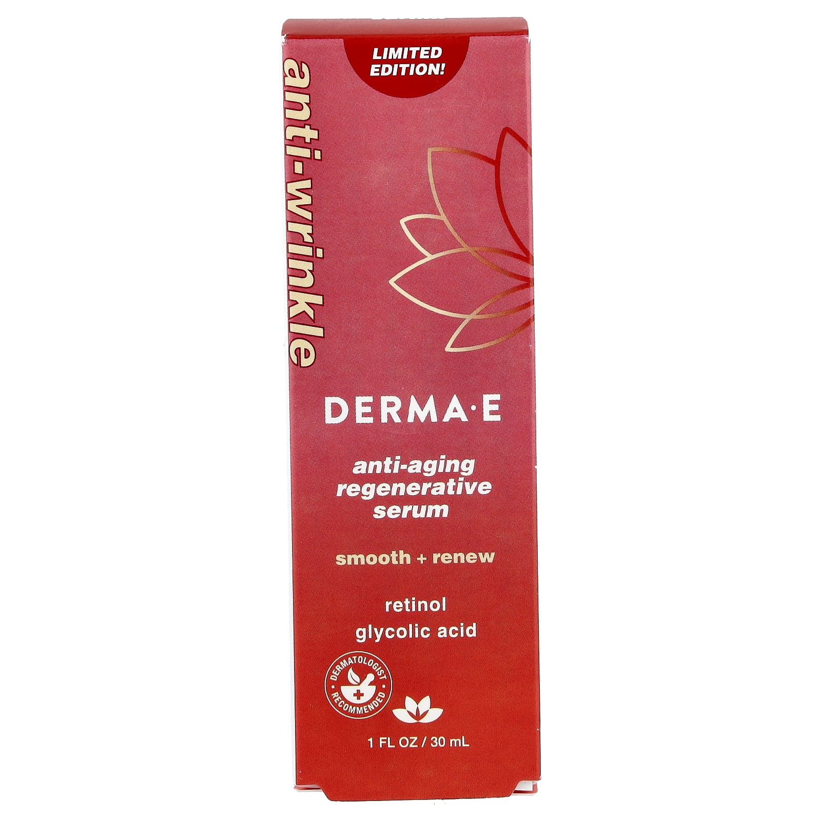 DERMA E Anti-Aging Regenerative Serum , 1 fl oz (30 ml)