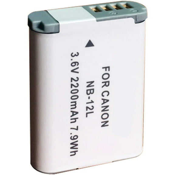 Batteries N Accessories BNA-WB-ACD430 Camcorder Battery - Li-Ion, 3.6V, 2200 mAh, Ultra High Capacity Battery - Replacement for Canon NB-12L Battery