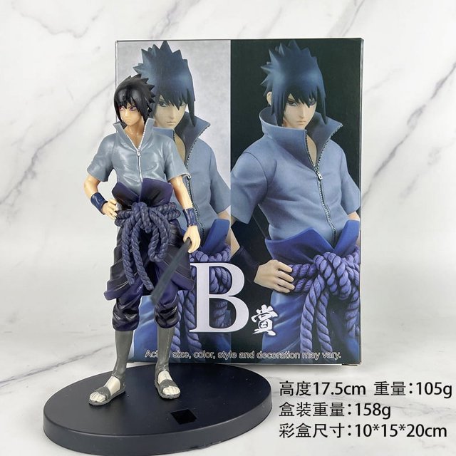 Naruto anime figura adornos Uzumaki Naruto Hatake Kakashi Sasuke Universe Wave Itachi modelo en caja al por mayor
