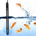 thumbnail image 2 of Tubo de cuarzo PTC Vidrio de acuario Temperatura constante Cubierta protectora Calentador Tanque de peces LED Pantalla doble Varilla calefactora Enchufe CN 220VZY-688-100W, 2 of 5