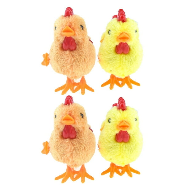 4 piezas de pollo de peluche para niños y bebés (color aleatorio)