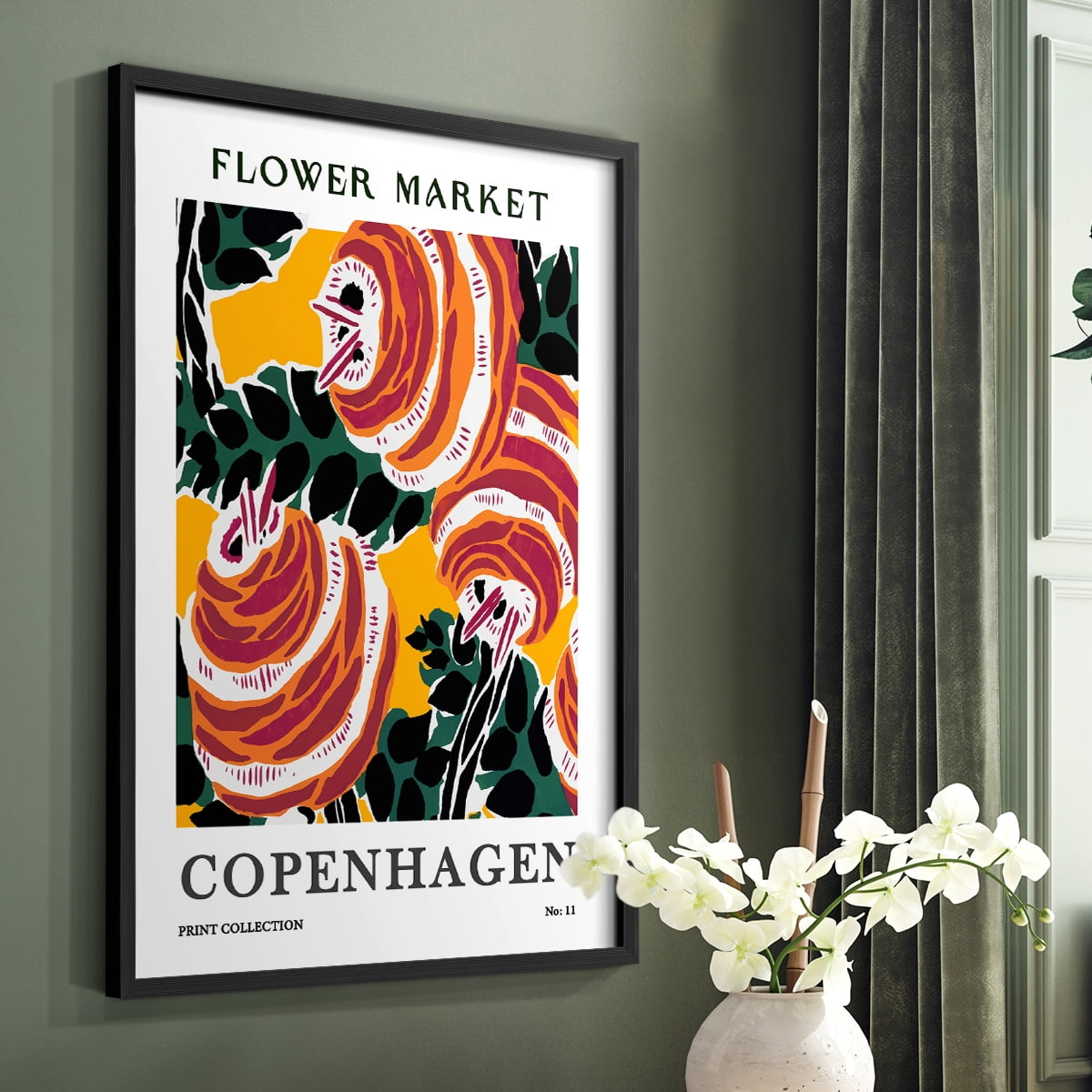 Matisse XXXIII Framed Print - Solid Wood