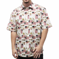 thumbnail image 1 of Men's Historic American Flag Woven Casual Shirt With Chest Pocket, 1 of 2