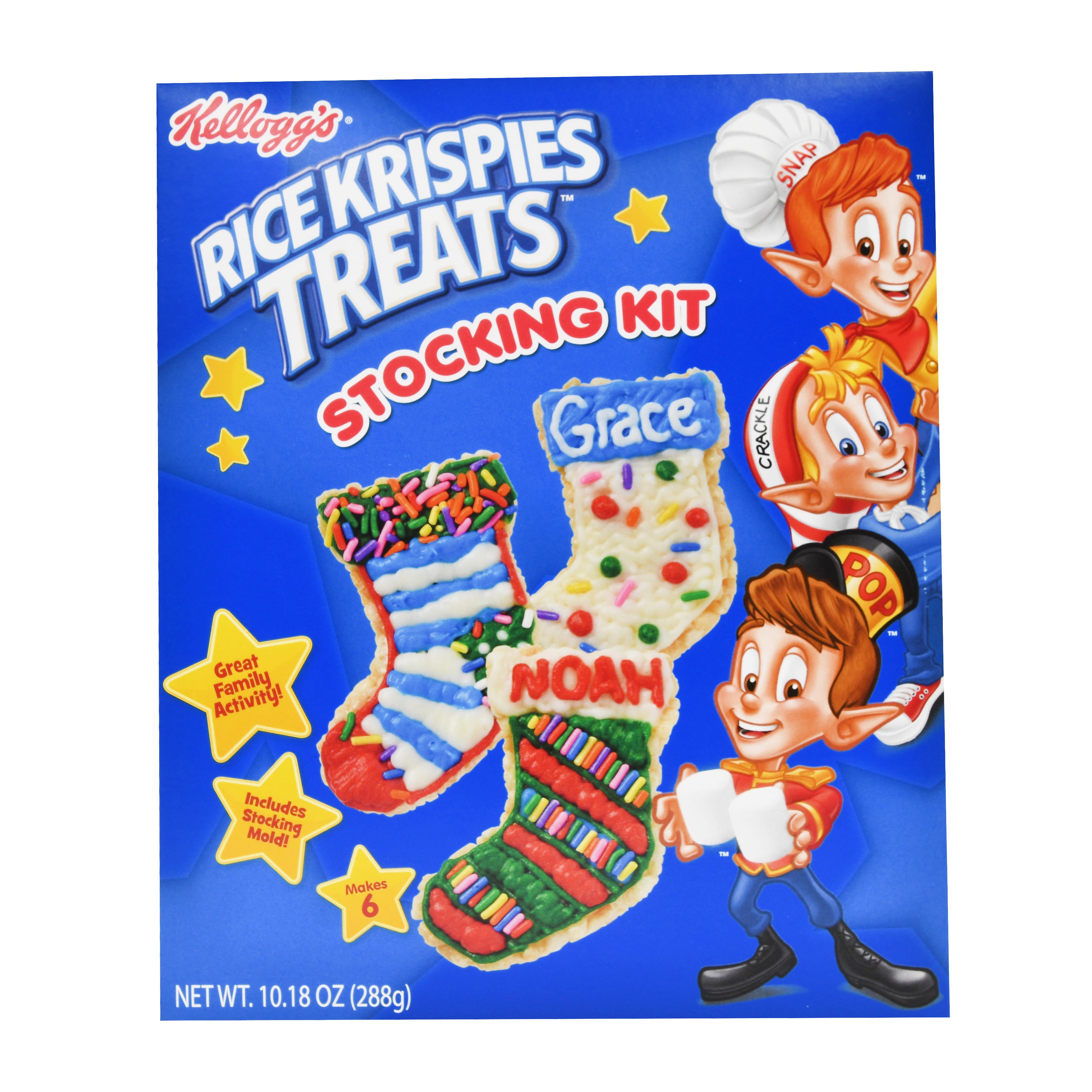 Kellogg's Rice Krispies Christmas Stocking Craft Kit (8 Pieces)