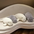 thumbnail image 3 of 40/50cm Kawaii Manatee Plush Toy Cute Dugong Plush Doll Lifelike Sea Cow Animal Stuffed Pillow Kids Birthday Gifts Room Decor, 3 of 6
