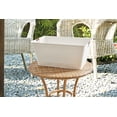 thumbnail image 4 of Better Homes & Gardens - Vanilla White Rectangle Beverage Tub, 21.96" L x 14.96" W x 10" H, 4 of 6
