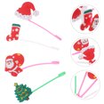 thumbnail image 3 of KAKOWELY 4 piezas de adornos navideños para pajitas, lindos tapones para pajitas, puntas para pajitas para beber, 3 of 5