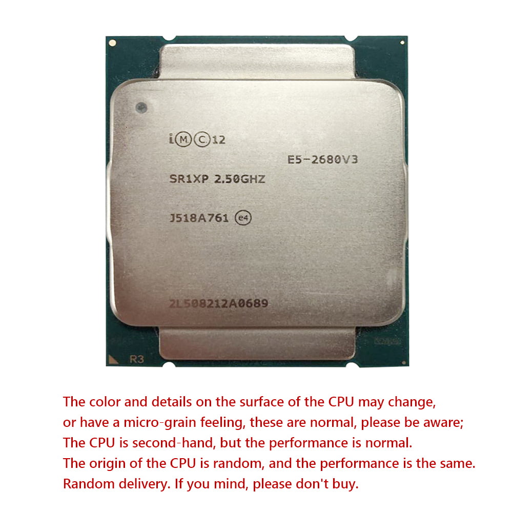 Everpert For Intel Xeon E5 2680 V3 12 Core Processor for X99 LGA 