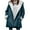 Navy B, variant on Dezsed Winter Sherpa Lined Jackets for Women Women Winter Plus Size Solid Plus Velvet Coat Long Sleeve Horn Buckle Pocket Overcoat Tops Gray XXL