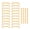 Gold, variant on NFTIGB 20 Pieces Silver Arch Bridge Clasp Zinc Alloy 32x7x7mm (1.26x0.28x0.28 inches) Crossing Screw Metal D Ring Connector Buckle for Leather Projects Bags Belts Hardware Accessories