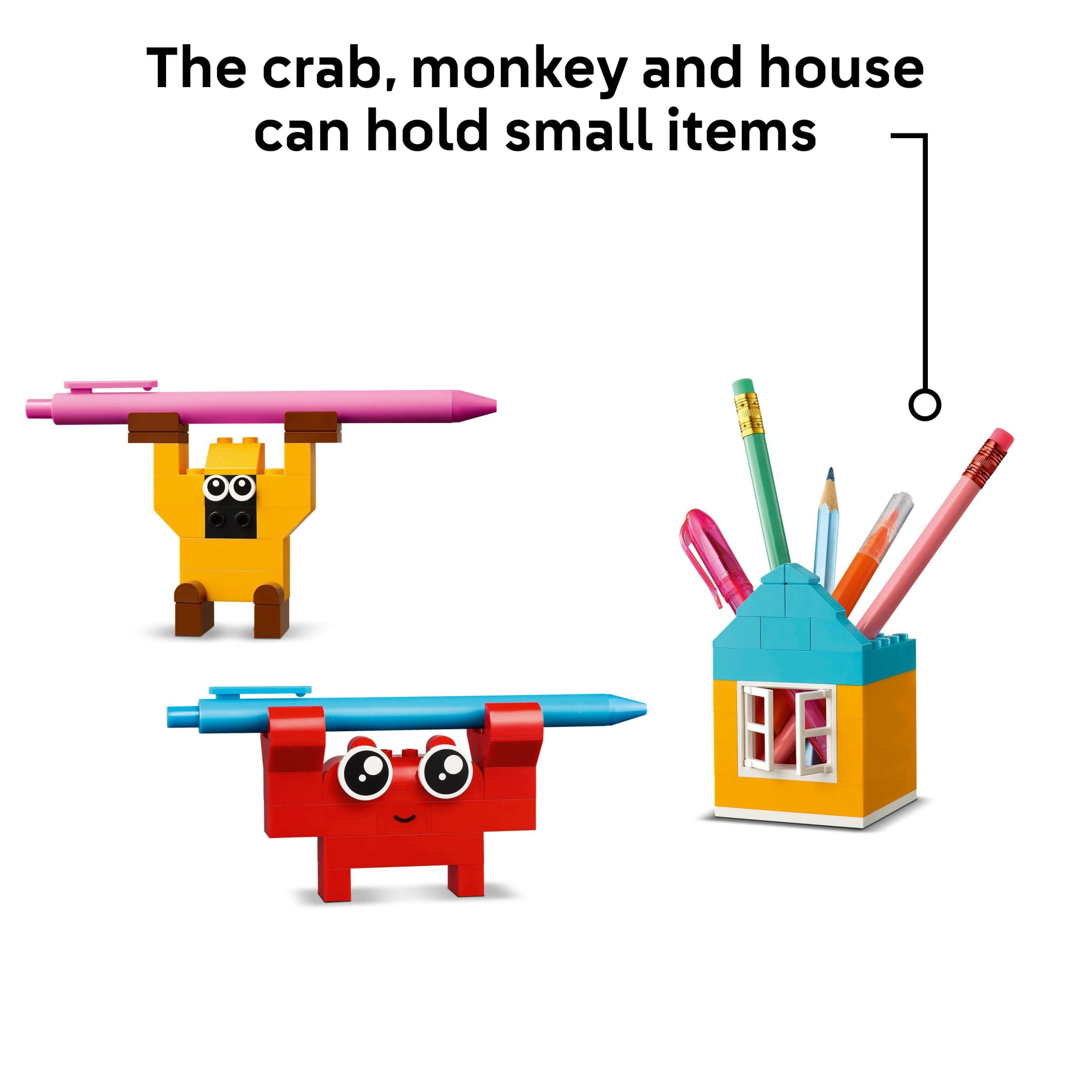LEGO Classic Creative Happy Box Building Toy Set - Building Blocks Toy for Kids, Boys and Girls, Ages 5+ - Learning and Educational Toy for Preschool - Gift Idea for Birthdays - 11042