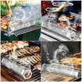thumbnail image 4 of Teissuly 12'' Hexagon Bbq Wood Pellet Tube Smoker Portable Barbecue Generator, 4 of 9