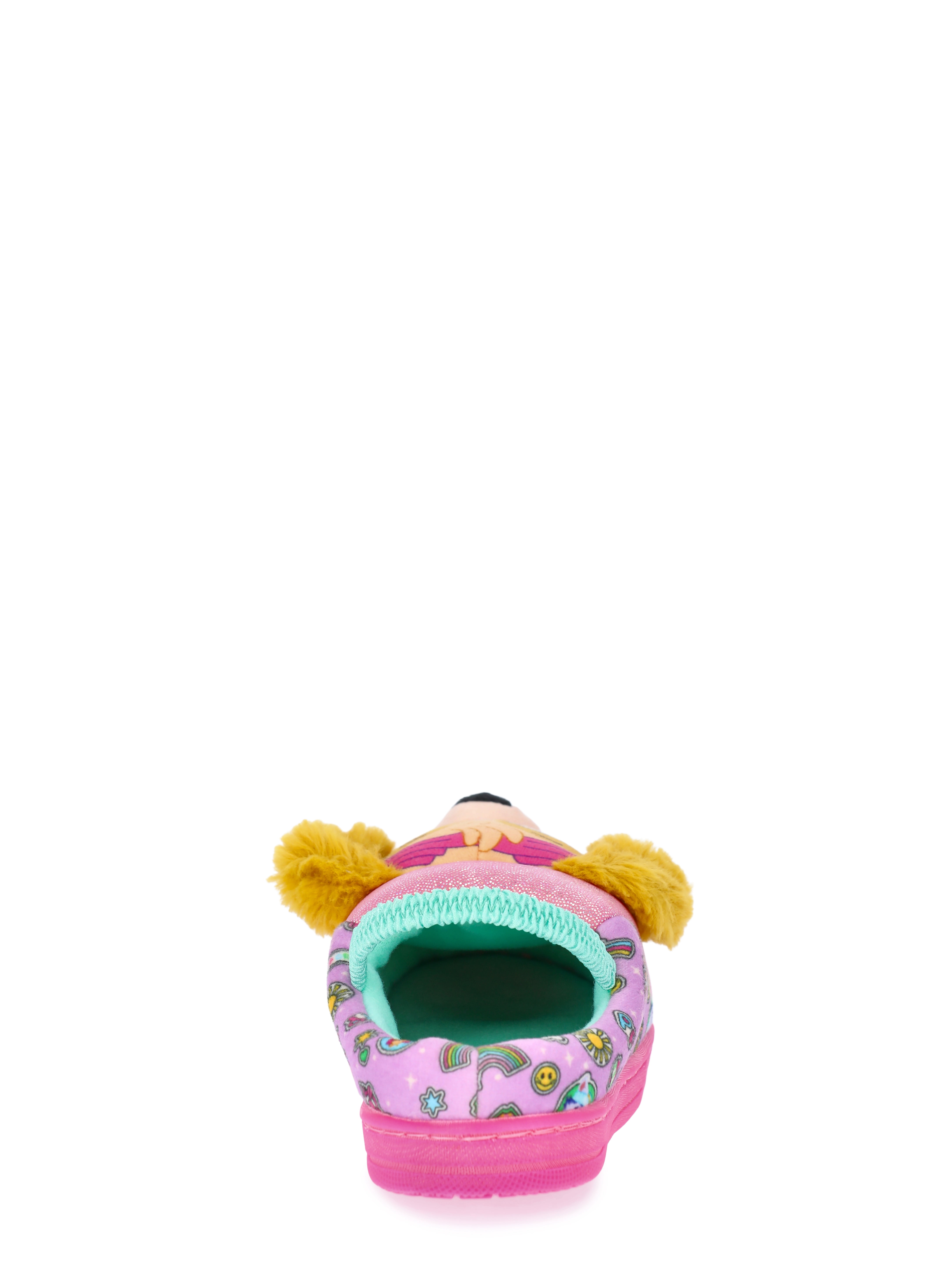 Paw Patrol Toddler Girls' Skye and Everest 3D Character Slippers with Back Strap