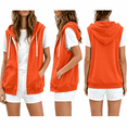 thumbnail image 2 of Aezemi Womens Sleeveless Hoodie Sweatshirts Full Zip Hooded Drawstring Fashion Jackets Workout Winter Fall Outdoor Casual Tops with Pockets L, 2 of 7