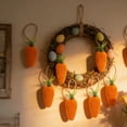 thumbnail image 6 of Staron 10PC Easter Carrot Decorations, Hanging Fabric Carrot Ornaments for Easter Scene Arrangement, Mini Carrot Hanging Props for Home Party Room Office Decoration, 6 of 7