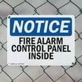 thumbnail image 5 of (2 Pack) Fire Alarm Control Panel Inside OSHA Notice Sign 18 Inch X 12 Inch Indoor / Outdoor Rust-Free Aluminum Metal Signs for Workplace, Workshop, and Construction Site, Made in the, 5 of 8