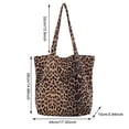 thumbnail image 4 of gcong Corduroy Tote Bag for Women Large Zippered Shoulder Purse with Multiple Pockets for College Work Travel and Shopping, 4 of 8