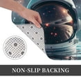 thumbnail image 6 of Yiaed Astronaut Helmet Reflections Print Flannel Doormat Mat Outdoor Indoor Door Mats,Welcome Matt Outdoor Front Door Mat Doormat Outdoor Mat Outdoor Mat,16"x24", 6 of 7