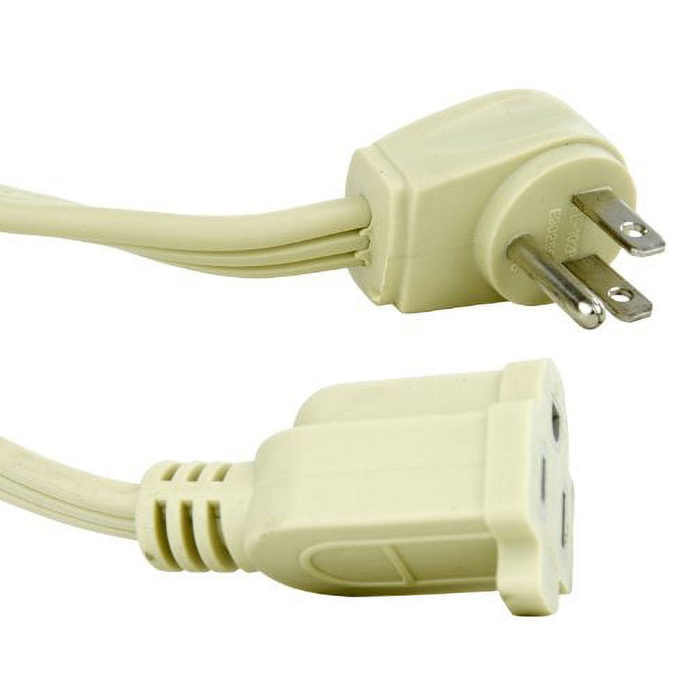 Sunshine Lighting B3166663 15 ft. Sunlite Medium Duty Appliance Extension Cord - 14-3 Gauge - 15A - 125V - Beige & Gray