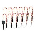 thumbnail image 4 of DOLITY Candy Cane Lights Decor Ground Insert Christmas Solar LED for Driveway 12 Lights, 4 of 6