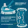 thumbnail image 4 of U.S. Pool Supply 12" Deluxe Weighted Butterfly Pool Vacuum Head with Side Brushes, Swivel Hose Connection, Pole Handle - Clean Debris Above Ground & In-Ground Swimming Pools, Spas – Vinyl Liner Safe, 4 of 4